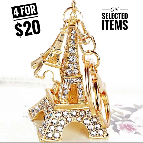 Accessories - SOLD OUT Keyring Paris Crystal Handbag Pendant   4 for $20